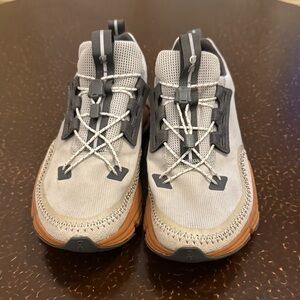 OnAway Running Light Gray and Tan Athletic Shoes